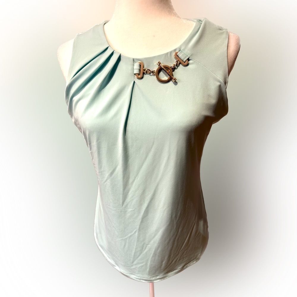 Ivanka Trump sea foam green size S top.